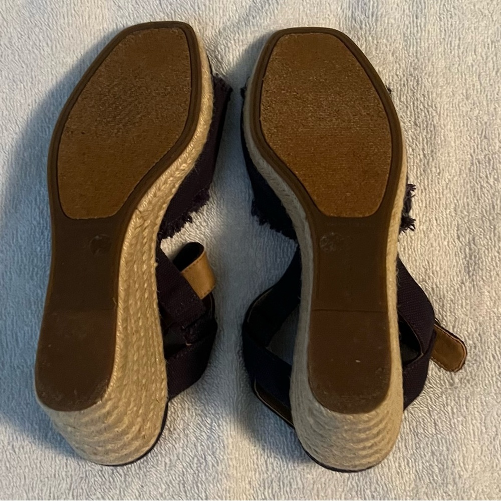 Lucky Brand navy blue wedges Size 9 - Picture 5 of 5